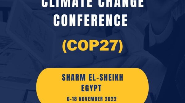 The United Nations Climate Change Conference (COP27) is currently held in Egypt from November 6-18, 2022.