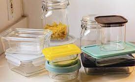 Mason jars/glass containers for storage